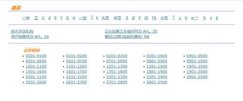 ce公告號機(jī)構(gòu)查詢